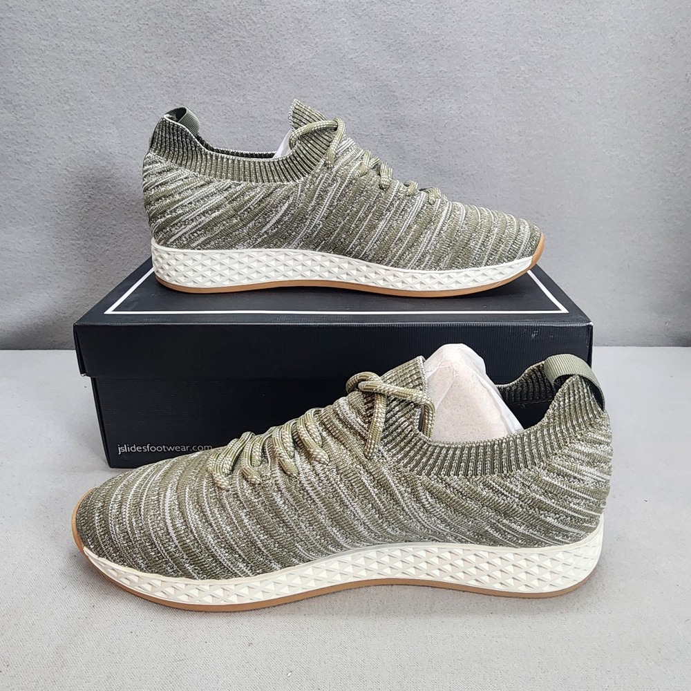 Urban Sport by J/Slides Women's size OPY Khaki‎ 2-Tone Knit Size 9.5M NIB